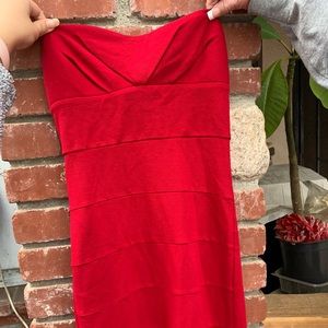 Red Cocktail Dress - Short and tight